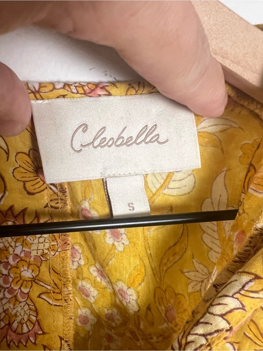 CLEOBELLA- Amaryllis Blouse Wildflower Yellow Size S - Picture 4 of 6
